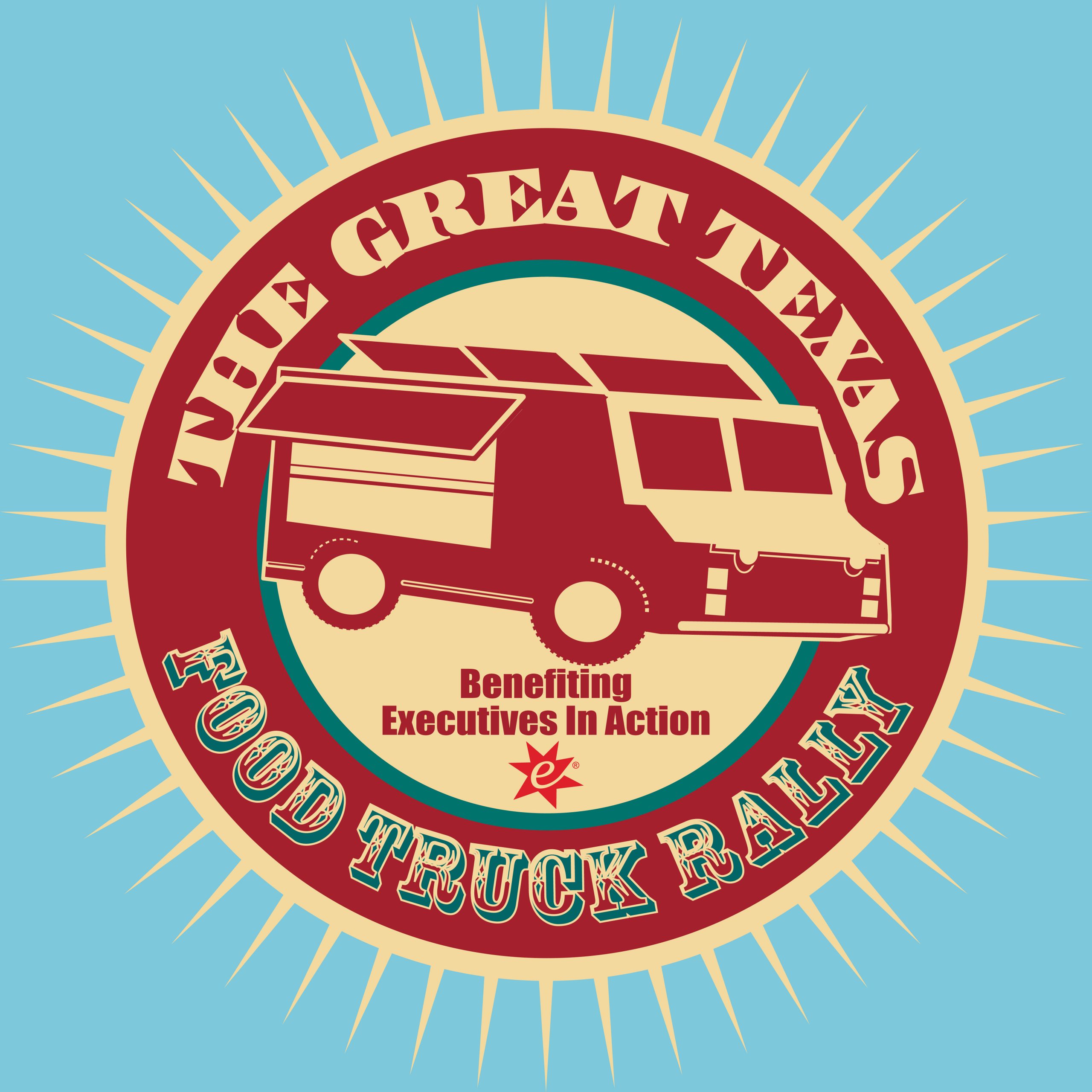 The Great Texas Food Truck Rally logo in Dallas