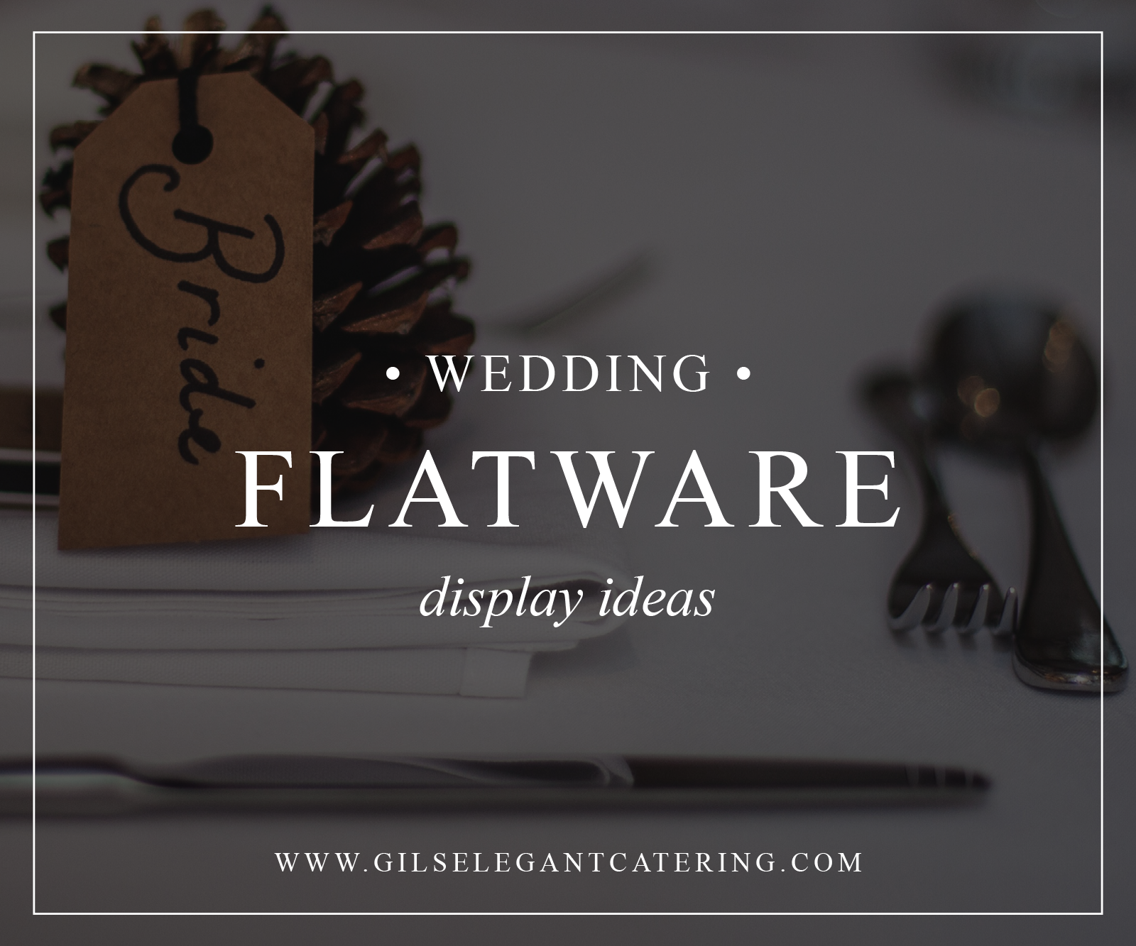 Dallas Wedding Caterer | Flatware Display Ideas