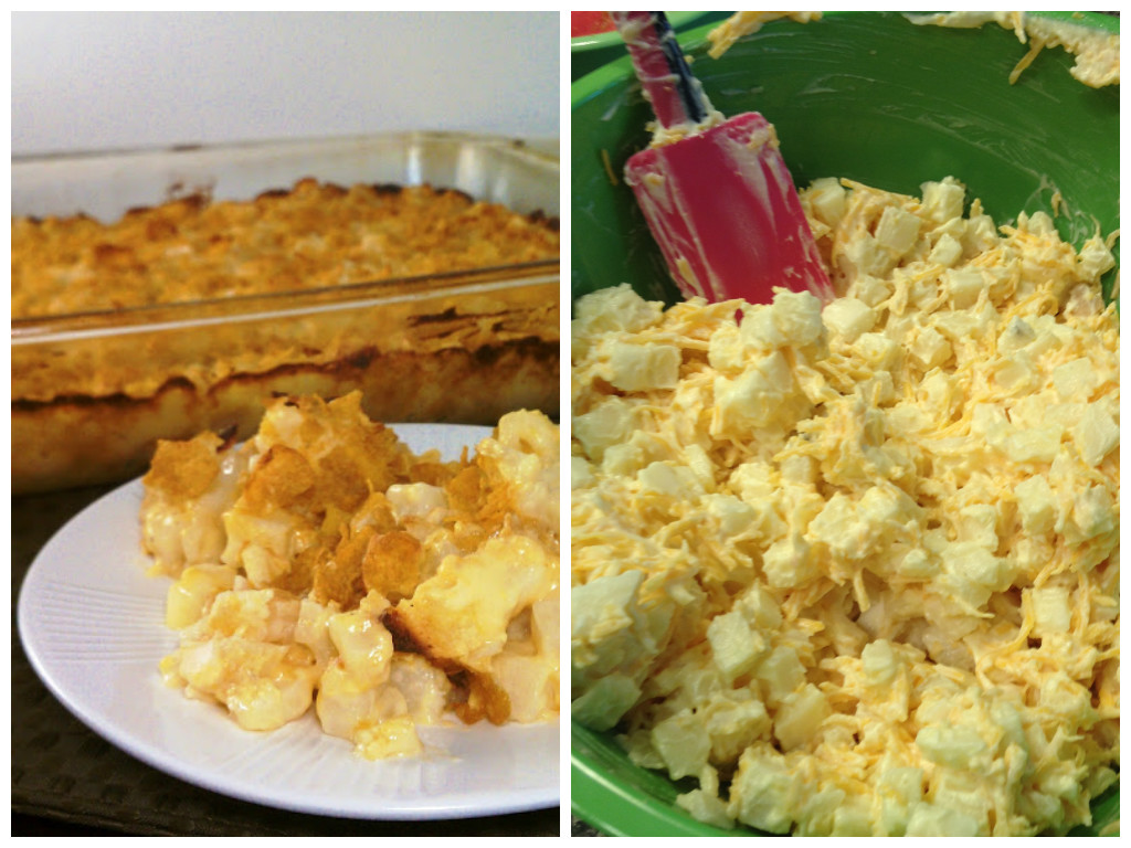 cheesy potato collage
